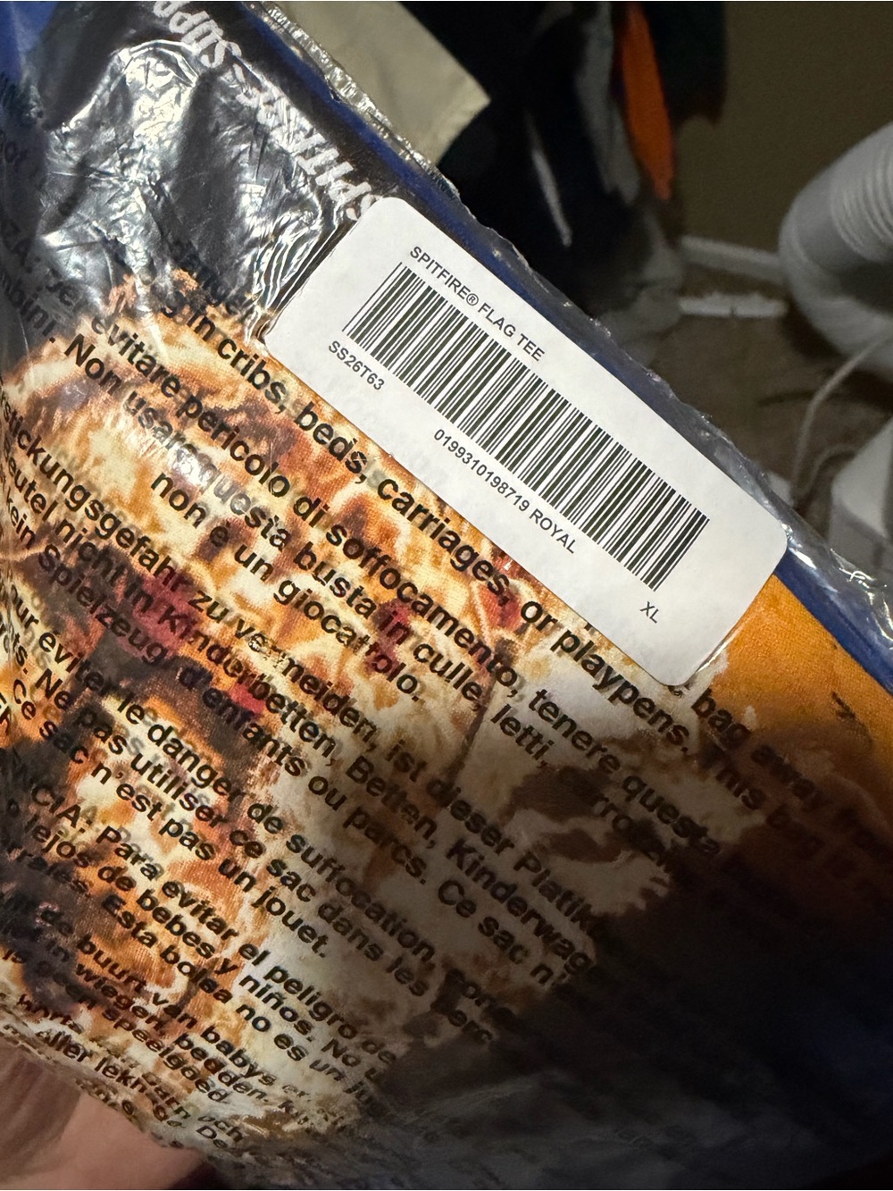supreme spitfire flag tee xl
